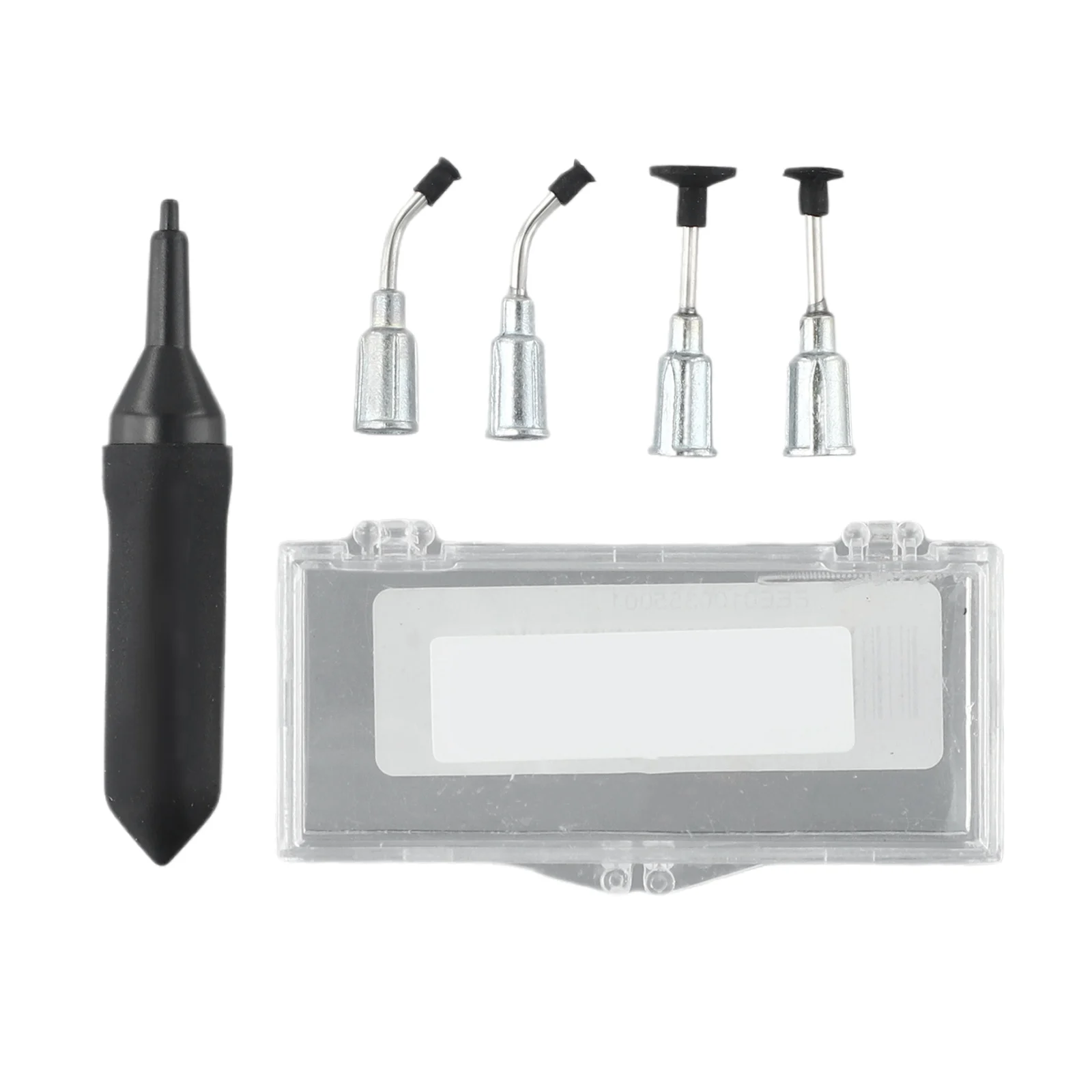 Powerful Vacuum Suction Pen Set with 4 Suction Cups IC SMD Tweezers and Desoldering Picking Tool for Professional Results
Powerful Vacuum Suction Pen Set with 4 Suction Cups IC SMD Tweezers and Desoldering Picking Tool for Professional Results