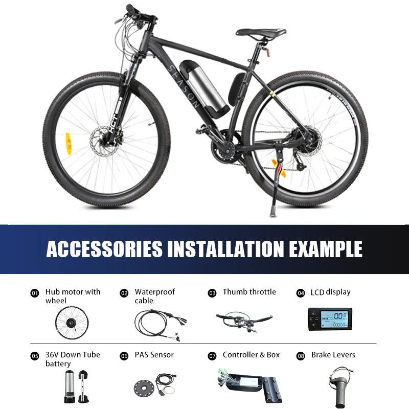 12AH Battery Include Ebike Conversion Kit 500W Brushless Hub Motor Ebike Conversion Kit 20 24 26 27.5 700C Front/Rear Wheel
12AH Battery Include Ebike Conversion Kit 500W Brushless Hub Motor Ebike Conversion Kit 20 24 26 27.5 700C Front/Rear Wheel