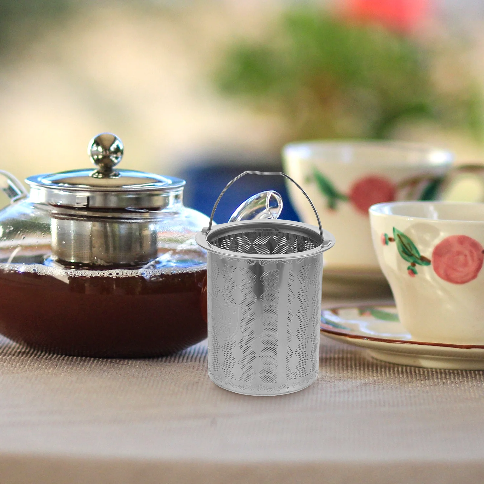 Tea Strainers Loose Tea Teapot Tea Pot Replacement Stainless Steel Mesh Strainer Tea Infuser Insert Tea Steeper Basket
Tea Strainers Loose Tea Teapot Tea Pot Replacement Stainless Steel Mesh Strainer Tea Infuser Insert Tea Steeper Basket
