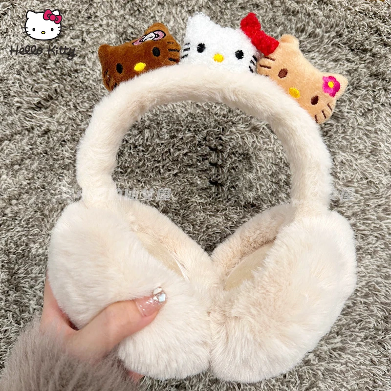 Kawaii Anime Hello Kitty Plush Earmuffs Warmth Riding Work Trip Photograph Student Office Workers Soft Cold Proof Life Supplies
Kawaii Anime Hello Kitty Plush Earmuffs Warmth Riding Work Trip Photograph Student Office Workers Soft Cold Proof Life Supplies