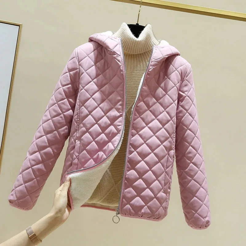 3XL Women Winter Autumn Women's Fleece Jacket Coats Hooded Regular Overcoat Zipper Pocket Female Basic Coat
3XL Women Winter Autumn Women's Fleece Jacket Coats Hooded Regular Overcoat Zipper Pocket Female Basic Coat