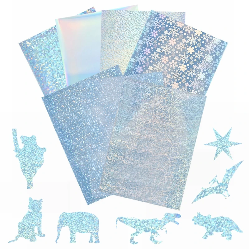 5pcs Laser Sticker 21x30cm Rainbow Star Snowflake Cropped Scrapbooking Stickers DIY Craft for Home Room Window Decals Decoration
5pcs Laser Sticker 21x30cm Rainbow Star Snowflake Cropped Scrapbooking Stickers DIY Craft for Home Room Window Decals Decoration