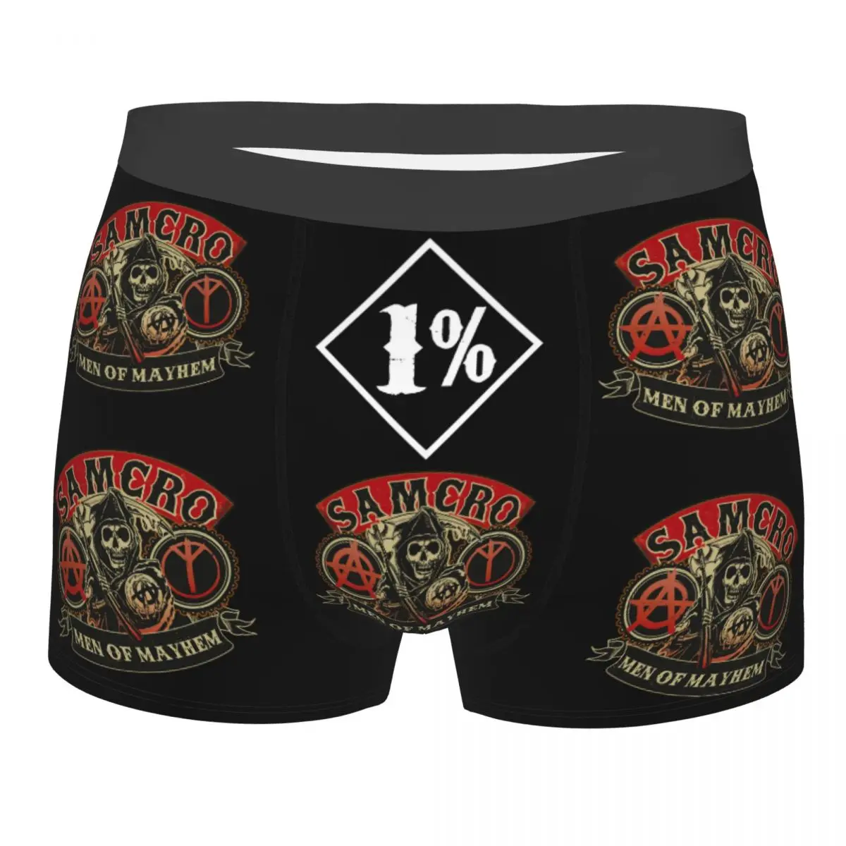 

Custom Disney Sons Of Anarchy Boxers Shorts Mens The Death Reaper Briefs Underwear Fashion Underpants