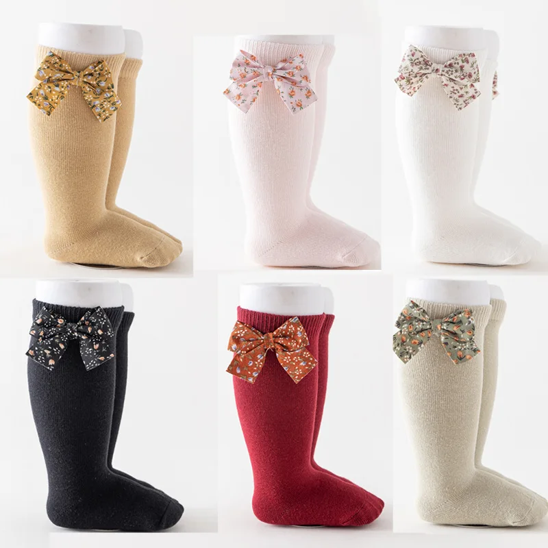 Spring Spanish Children's Socks Pit Strip Floral Bow Baby Socks Knee High Medium Long Stockings Newborn Toddlers Socks 2pair/lot
Spring Spanish Children's Socks Pit Strip Floral Bow Baby Socks Knee High Medium Long Stockings Newborn Toddlers Socks 2pair/lot