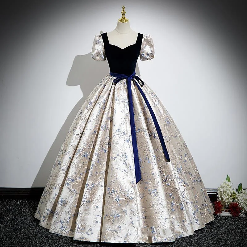 Temperament Formal Occasion Dresses Women Square Collar Embroidery Floor-Length Performance Gown Elegant Princess Ball Gown
Temperament Formal Occasion Dresses Women Square Collar Embroidery Floor-Length Performance Gown Elegant Princess Ball Gown