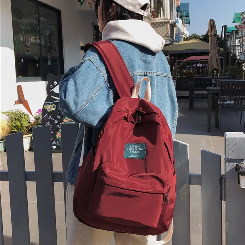 2023 Student Waterproof Nylon Backpack Women Backpacks Vintage College Teenage Girl School Bag Fashion Travel Bagpack Mochila
2023 Student Waterproof Nylon Backpack Women Backpacks Vintage College Teenage Girl School Bag Fashion Travel Bagpack Mochila