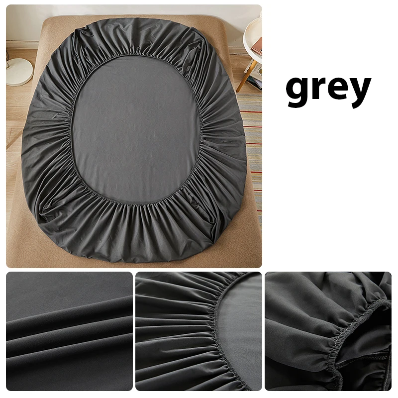 Thicken Velvet Mattress Cover Bed Sheets Pad Protector Solid Color Bed Fitted Cover Latex Mat Cover 140/150/160/180x200cm 22 Mallzona Sc0b741c4b66d45eb93d468b26677ff41K Thicken Velvet Mattress Cover Bed Sheets Pad Protector Solid Color Bed Fitted Cover Latex Mat Cover 140/150/160/180x200cm Mallzona