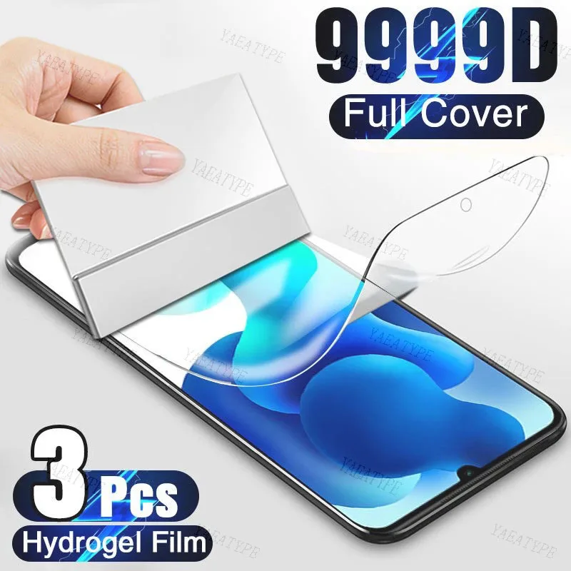 

3PCS Hydrogel Film for Huawei Y9 2019 Y9S Y9A Y8P Y8S Y7 Prime Y7A Y7P Y6 Pro Y5 Lite 2018 Phone Screen Protector Not Glass