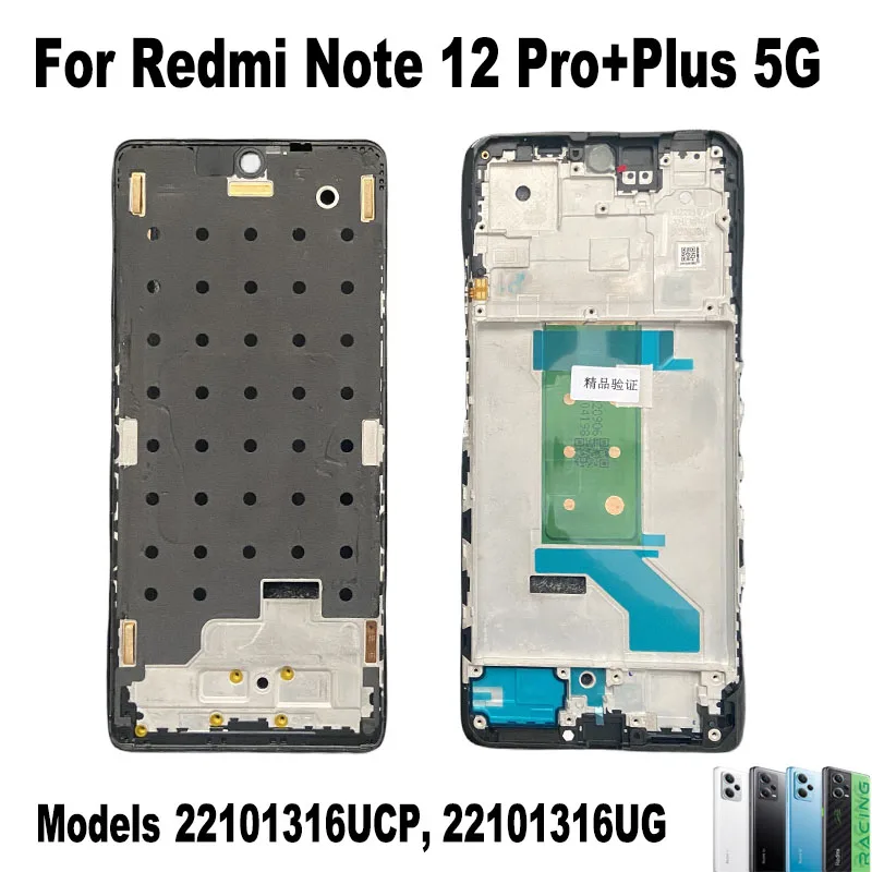 For Xiaomi Redmi Note 12 Pro + Plus 5G LCD Front Frame Housing Middle Frame Bezel Plate Replacement 22101316UCP 22101316UG
For Xiaomi Redmi Note 12 Pro + Plus 5G LCD Front Frame Housing Middle Frame Bezel Plate Replacement 22101316UCP 22101316UG