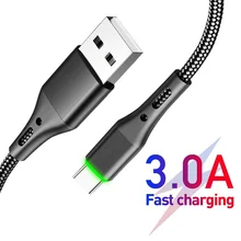 Micro USB Type C Cable 3A Fast Charger USB Data Cable For Samsung S21 S20 Xiaomi Mix4 Huawei P40 Mobile Phone Charger
Micro USB Type C Cable 3A Fast Charger USB Data Cable For Samsung S21 S20 Xiaomi Mix4 Huawei P40 Mobile Phone Charger