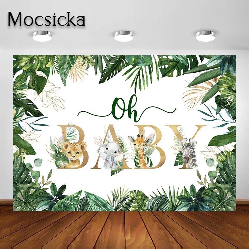 Mocsicka Jungle Animals Oh Baby Backdrop Safari Gold Green Greenery Baby Shower Birthday Party Decorations Photoshoot Background
Mocsicka Jungle Animals Oh Baby Backdrop Safari Gold Green Greenery Baby Shower Birthday Party Decorations Photoshoot Background