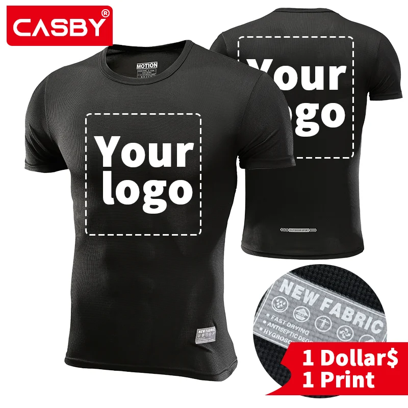 Sport Custom T Shirt Make Your Design Logo Text Men Women Print Original High Quality Gifts Tshirt 310 | Мужская одежда