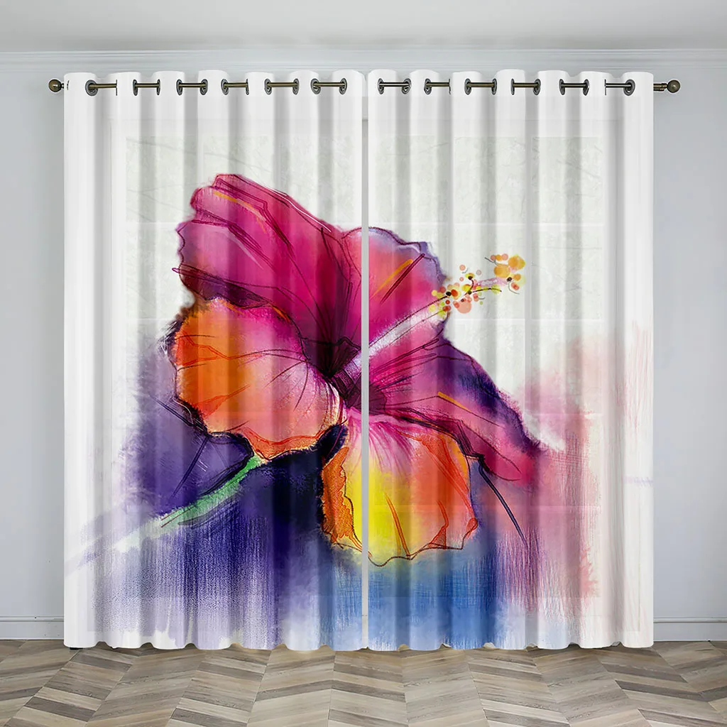 3D Printed Curtains Colorful Beautiful Flowers Printing Drapes Curtains Home Decoration With Hook Polyester Fabric 2 Panels
3D Printed Curtains Colorful Beautiful Flowers Printing Drapes Curtains Home Decoration With Hook Polyester Fabric 2 Panels