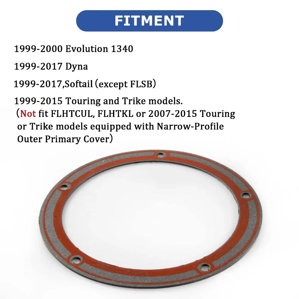 Motorcyle Derby Cover Gasket Ring Twin Cam for Touring Road Street Electra Glide Road King Softail Dyna Fatboy Fxd 1999-2016
Motorcyle Derby Cover Gasket Ring Twin Cam for Touring Road Street Electra Glide Road King Softail Dyna Fatboy Fxd 1999-2016