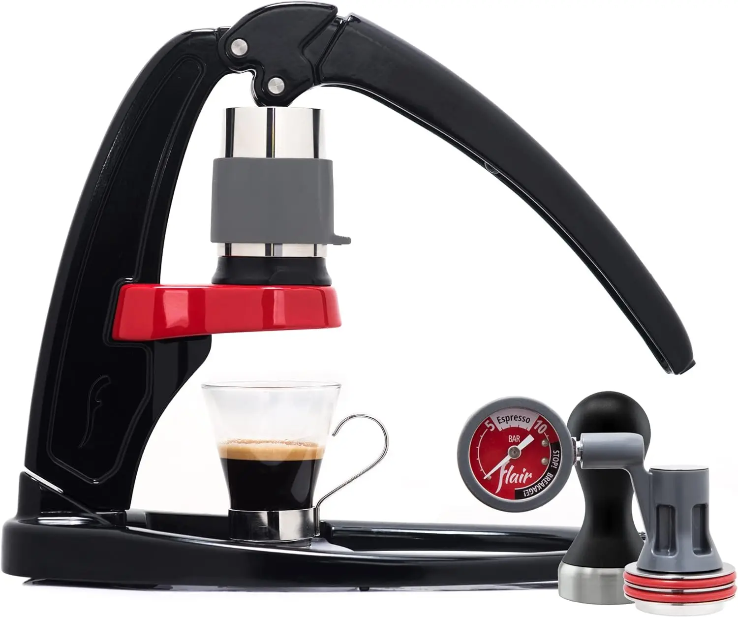 Espresso Maker - Classic with Pressure Kit: All Manual Lever Espresso Machine for The Home with Stainless Steel Tamper, Pressure
Espresso Maker - Classic with Pressure Kit: All Manual Lever Espresso Machine for The Home with Stainless Steel Tamper, Pressure