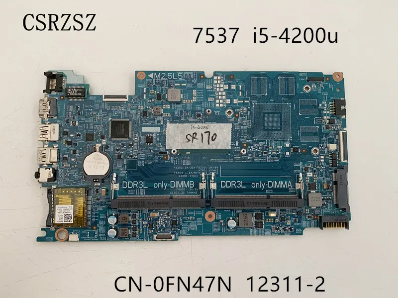 Материнская плата для ноутбука Dell inspiron 7537 i5-4200u, материнская плата для ноутбука 12311-2 CN-0FN47N 0FN47N FN47N 100%, протестированная работа
Материнская плата для ноутбука Dell inspiron 7537 i5-4200u, материнская плата для ноутбука 12311-2 CN-0FN47N 0FN47N FN47N 100%, протестированная работа