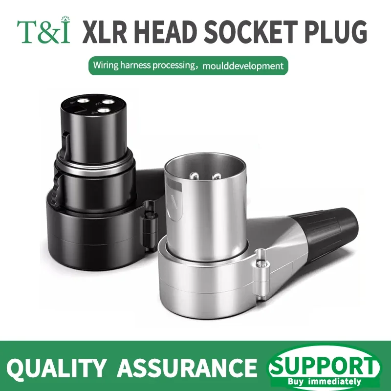 1 sets XLR head connectors audio magnetic anti-magnetic plug microphone plug 3pin speaker male and female color microphon
1 sets XLR head connectors audio magnetic anti-magnetic plug microphone plug 3pin speaker male and female color microphon