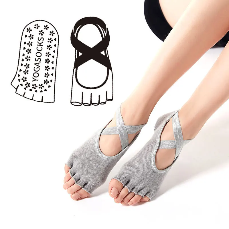 Women Cotton Yoga Backless Five Toe Socks Breathable Anti-Slip Silicone Sport Pilates Socks Gym Fitness Ballet Slippers Dance
Women Cotton Yoga Backless Five Toe Socks Breathable Anti-Slip Silicone Sport Pilates Socks Gym Fitness Ballet Slippers Dance
