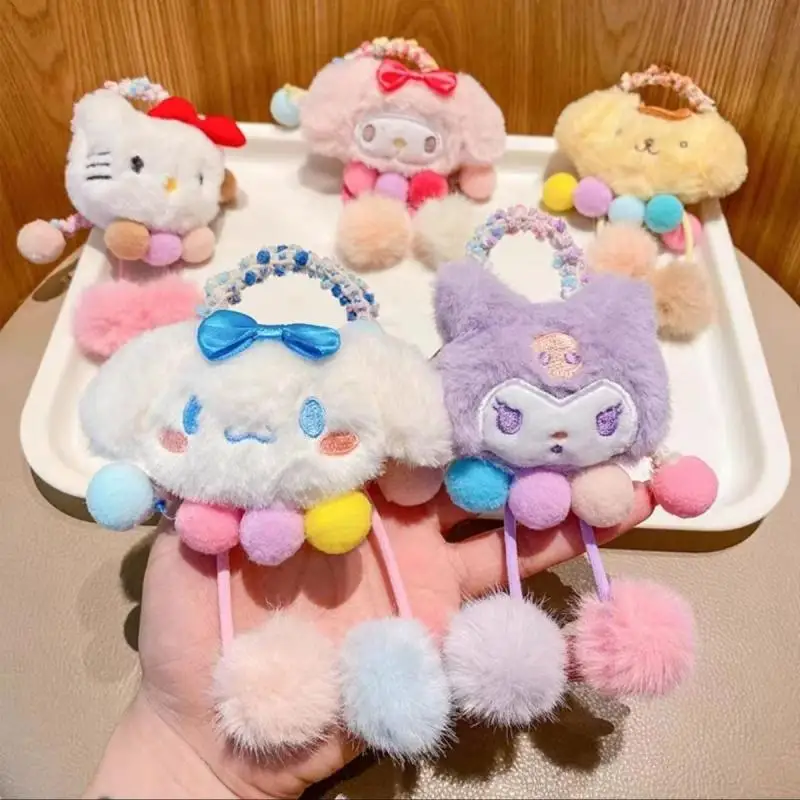 Sanrio Anime Hair Rope Cinnamoroll My Melody Plush Cartoon Rubber Band Children Headband Cute Girl Ponytail Bun Hair Accessory
Sanrio Anime Hair Rope Cinnamoroll My Melody Plush Cartoon Rubber Band Children Headband Cute Girl Ponytail Bun Hair Accessory