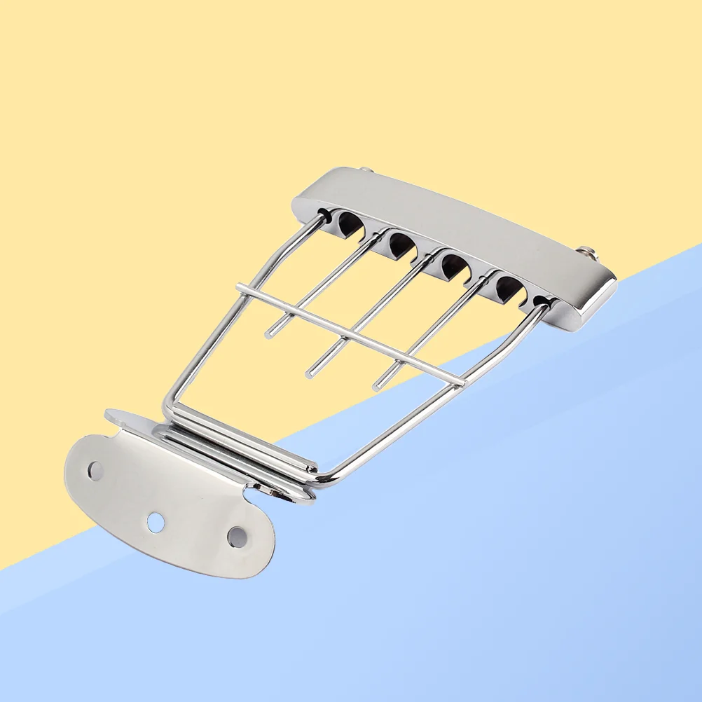 Chrome Plated Trapeze Tailpiece Adjustable Guitar Tailpiec Bridge with Screws for Archtop Jazz Bass Guitar 15mm Spacing
Chrome Plated Trapeze Tailpiece Adjustable Guitar Tailpiec Bridge with Screws for Archtop Jazz Bass Guitar 15mm Spacing