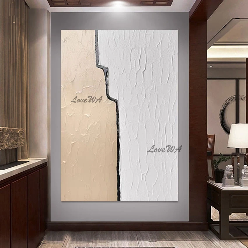 Handpainted Abstract Paintings for Bedroom, Modern Art, Acrylic Textured Wall Picture, Frameless Canvas, Home Decoration
Handpainted Abstract Paintings for Bedroom, Modern Art, Acrylic Textured Wall Picture, Frameless Canvas, Home Decoration