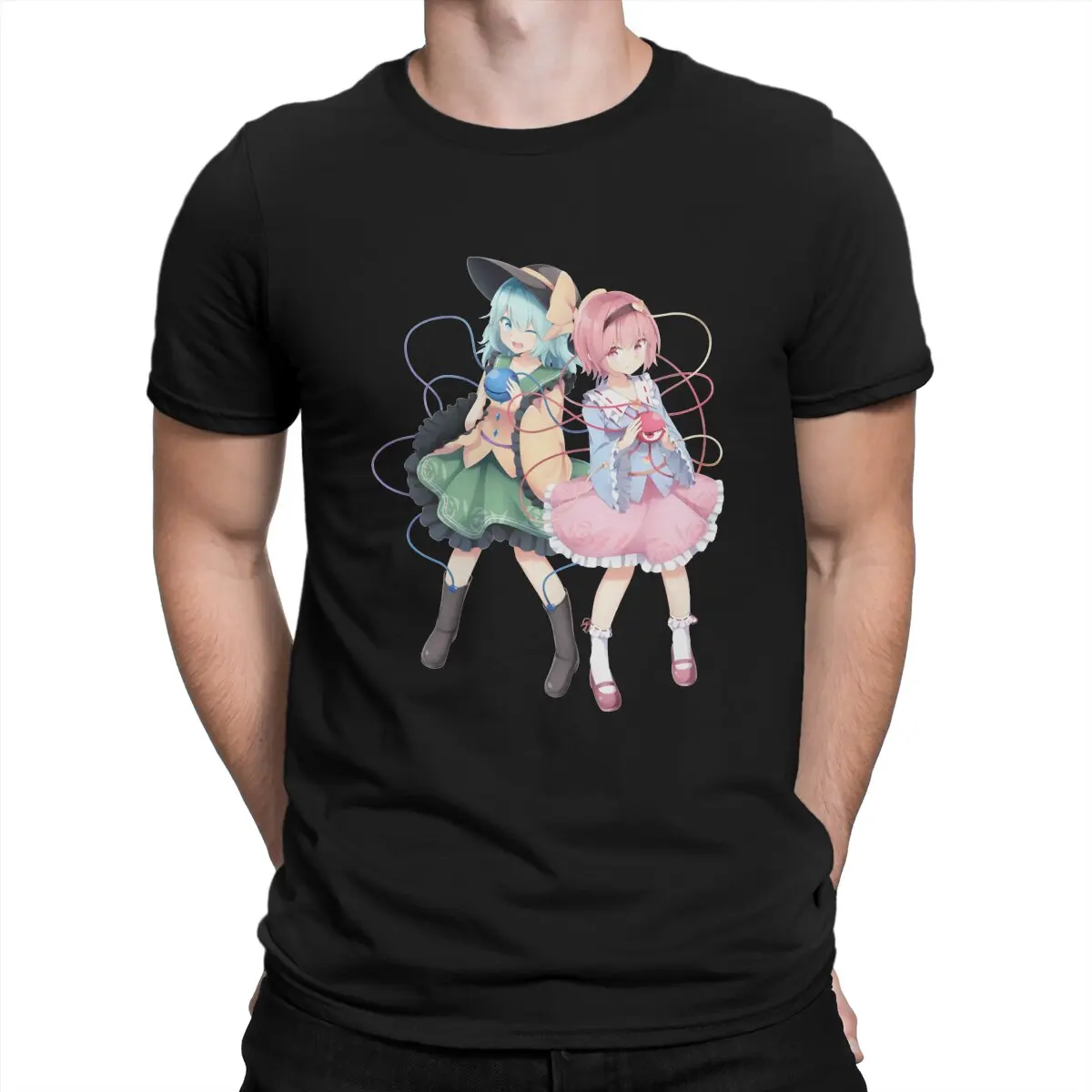 Новейшая футболка Touhou Project Game для мужчин, Классическая Базовая футболка Koishi и Satori с круглым вырезом, женская одежда, уличная одежда
Новейшая футболка Touhou Project Game для мужчин, Классическая Базовая футболка Koishi и Satori с круглым вырезом, женская одежда, уличная одежда