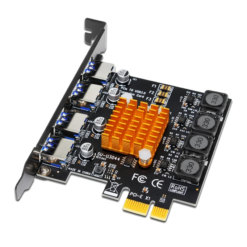 

4 порта USB 3,0 PCI Экспресс-карта USB 3,0 PCIE адаптер расширения PCIE USB 3,0 концентратор контроллера удлинитель карты Запасные части