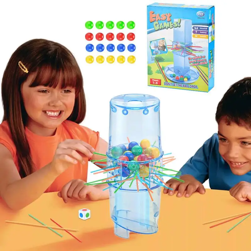 

Stick Games For Kids Classic Kids Game With Beads Sticks And Game Unit Fast Fun For 2 To 4 Players Game For Enhance Hands-on