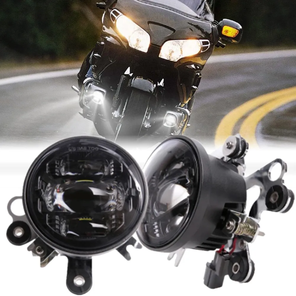

2pc DOT 54W LED Fog Light For Honda Goldwing 1800 GL1800 2006-2010 2012-2017 Motorcycle Driving Passing Light