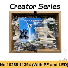 844pcs Creator Vestas Wind Turbine Windmill With LED and Power Function Bricks Building Blocks Toys For Children Gifts Fit 10268
844pcs Creator Vestas Wind Turbine Windmill With LED and Power Function Bricks Building Blocks Toys For Children Gifts Fit 10268