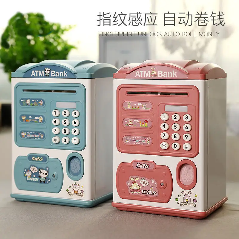 Electronic Bank Safe Box Money Boxes For Children Digital Coins Cash Saving Safe Deposit Mini ATM Machine Kids Boys Girls Toys
Electronic Bank Safe Box Money Boxes For Children Digital Coins Cash Saving Safe Deposit Mini ATM Machine Kids Boys Girls Toys