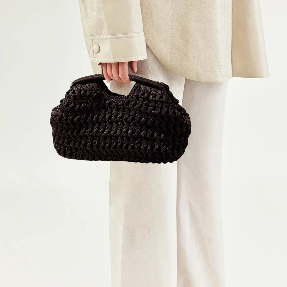 Elegant Woven Raffia Clutch Bag - Summer Fashion Handbag for Evening & Travel 6 Sc0cbd234eaba43e8b28e60b990299dd26