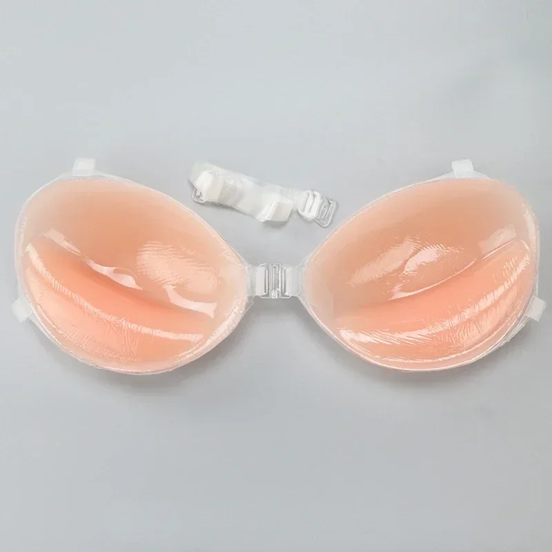 

Silicone Bra Invisible Push Up Sexy Strapless Bra Stealth Adhesive Backless Breast Enhancer For Women Sticky Wedding Bikini Bras