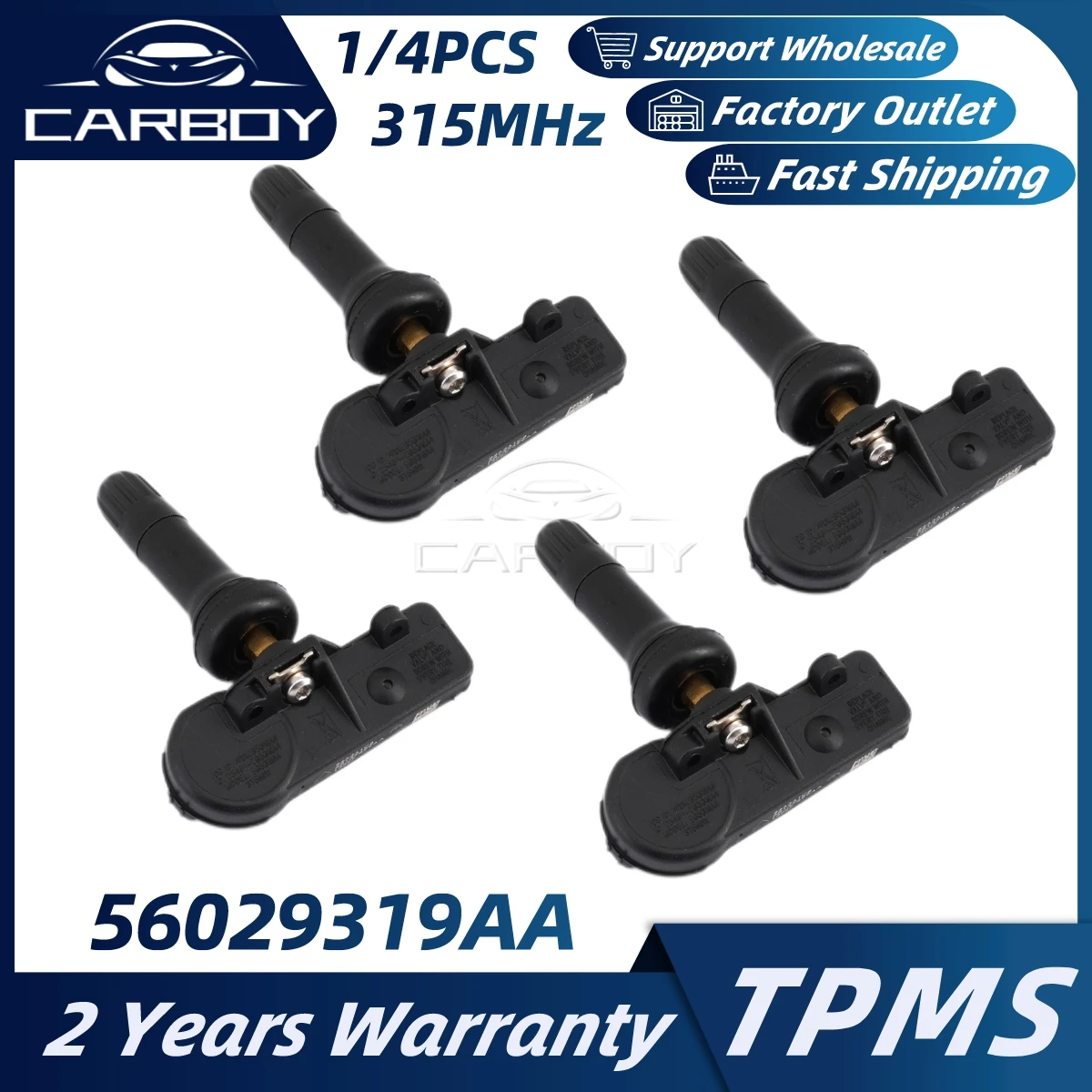 56029319AA 56029319AB 68137699AA TPMS Sensor For Dodge Dakato RAM 1500 2500 3500 Series Mitsubishi Heavy Duty Raider 315MHz
56029319AA 56029319AB 68137699AA TPMS Sensor For Dodge Dakato RAM 1500 2500 3500 Series Mitsubishi Heavy Duty Raider 315MHz