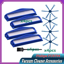 HEPA Filter 6-Armed Side Brush For Philips FC8794 FC8796 FC8007 FC8792 Robot Vacuum Cleaner Replacement Spare Parts
HEPA Filter 6-Armed Side Brush For Philips FC8794 FC8796 FC8007 FC8792 Robot Vacuum Cleaner Replacement Spare Parts