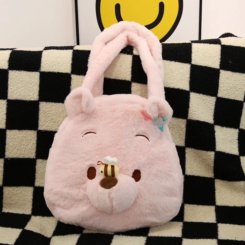 Original Disney Anime Kawaii Cherry Blossom Winnie The Pooh Plush Toy Messenger Bag Cute Cartoon Handbag Doll Toys For Girls 
Original Disney Anime Kawaii Cherry Blossom Winnie The Pooh Plush Toy Messenger Bag Cute Cartoon Handbag Doll Toys For Girls