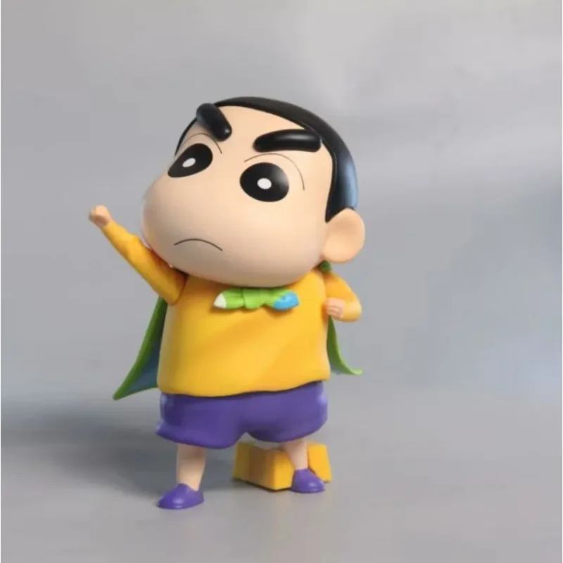 

Crayon Shin-chan Nohara Super Power Shin-chan Dress Up COS Anime Figure Model Ornament Peripheral New Year gift for friends