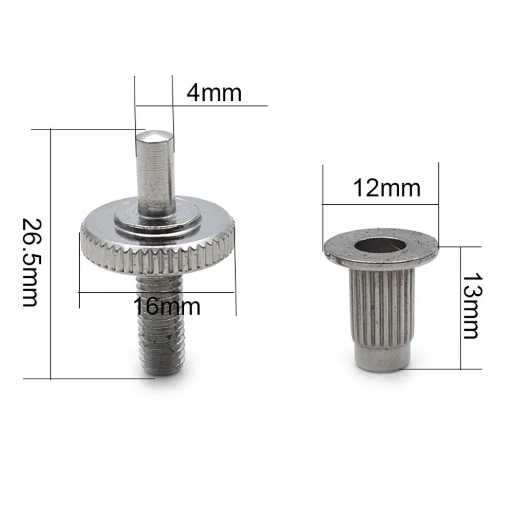 Electric Guitar Accessories 2 Pcs Tune-O-Matic Guitar Bridge Height Adjusting Stud Posts & Anchors Accessory Adjusting Stud
Electric Guitar Accessories 2 Pcs Tune-O-Matic Guitar Bridge Height Adjusting Stud Posts & Anchors Accessory Adjusting Stud