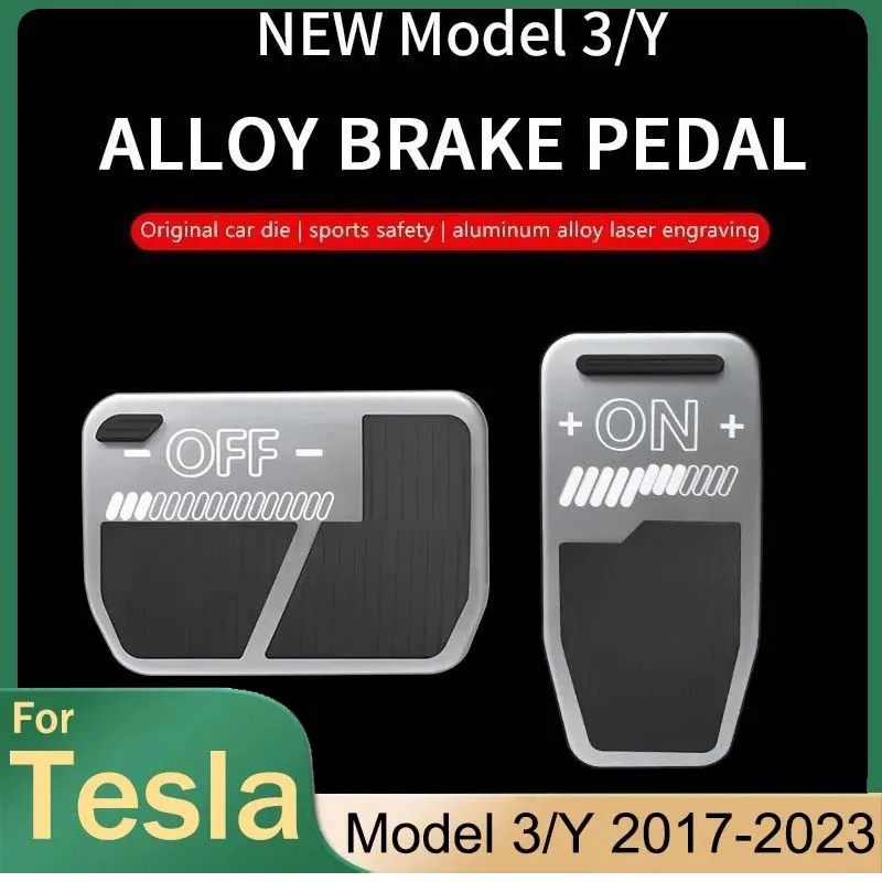 Car Pedals Anti-Slip Aluminum Alloy Accelerator Gas Brake Pedal Cover Pad For Tesla Model 3 Model Y 2022 2023 Accessories
Car Pedals Anti-Slip Aluminum Alloy Accelerator Gas Brake Pedal Cover Pad For Tesla Model 3 Model Y 2022 2023 Accessories