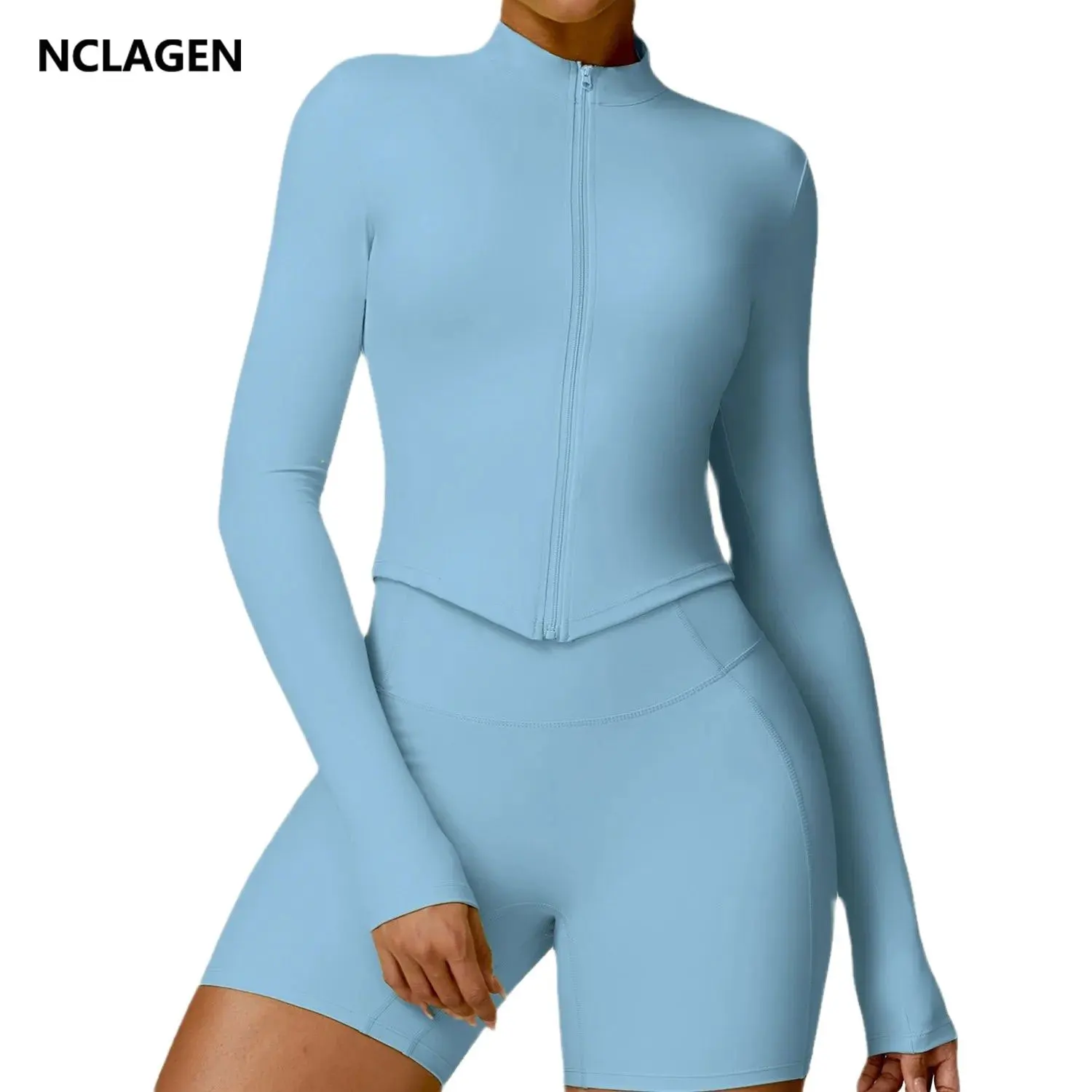 NCLAGEN Running Jacket Women Winter Quick Drying Fitness Coat Tight Long Sleeve Yoga Top Zipper Breathable Workout Gym Veste
NCLAGEN Running Jacket Women Winter Quick Drying Fitness Coat Tight Long Sleeve Yoga Top Zipper Breathable Workout Gym Veste