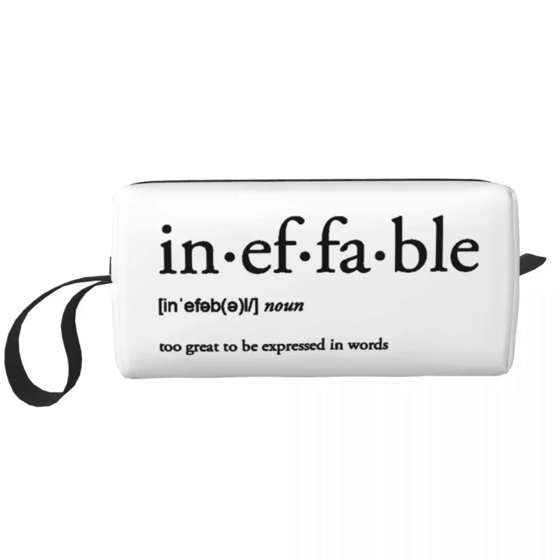 Ineffable Good Omens Cosmetic Bag for Women Makeup Bags Travel Water Resistant Toiletry Bag Organizer Pouch
Ineffable Good Omens Cosmetic Bag for Women Makeup Bags Travel Water Resistant Toiletry Bag Organizer Pouch