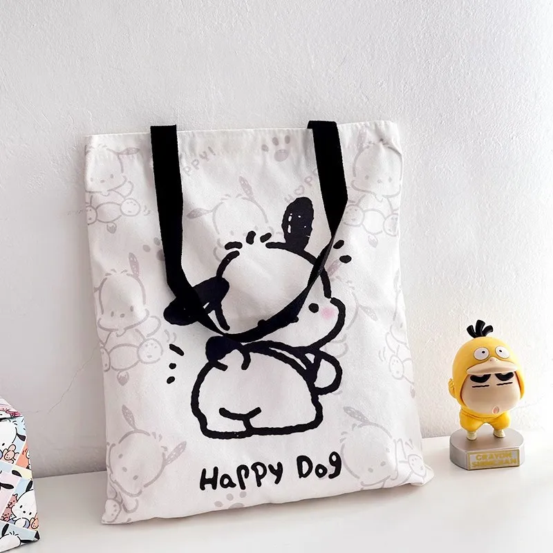 Sanrio Cinnamoroll Pochacco Canvas Bag Girl Kawaii Cartoon Print Zipper Square Reusable Shopping Bag Simple Casual Daily Tote
Sanrio Cinnamoroll Pochacco Canvas Bag Girl Kawaii Cartoon Print Zipper Square Reusable Shopping Bag Simple Casual Daily Tote