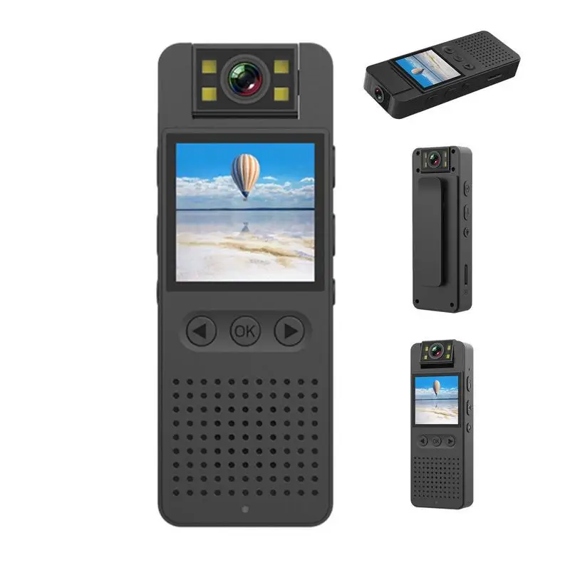 Корпусная камера с аудио 1080P, Внешняя камера со стандартным корпусом, камера с экраном 1,5 дюйма Full HD, перезаряжаемый аккумулятор 1400 мАч
Корпусная камера с аудио 1080P, Внешняя камера со стандартным корпусом, камера с экраном 1,5 дюйма Full HD, перезаряжаемый аккумулятор 1400 мАч