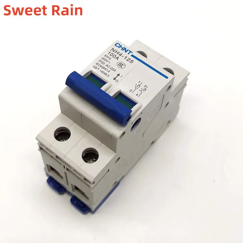 CHINT Switch Disconnector NH4-125 2P 32A 63A 100A 125A Isolation Switch Isolation Circuit Breaker
CHINT Switch Disconnector NH4-125 2P 32A 63A 100A 125A Isolation Switch Isolation Circuit Breaker