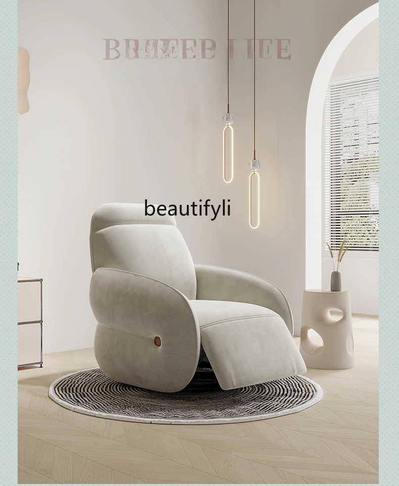 Function Sofa Fabric Living Room Designer Recliner Rotatable Electric Single Sofa
Function Sofa Fabric Living Room Designer Recliner Rotatable Electric Single Sofa