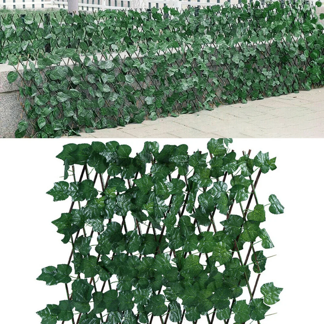 1pcs Garden Screening Expanding Trellis Fence Privacy Screen Artificial Ivy Leaves Waterproof Anti-corrosion For Hallway Decor
1pcs Garden Screening Expanding Trellis Fence Privacy Screen Artificial Ivy Leaves Waterproof Anti-corrosion For Hallway Decor