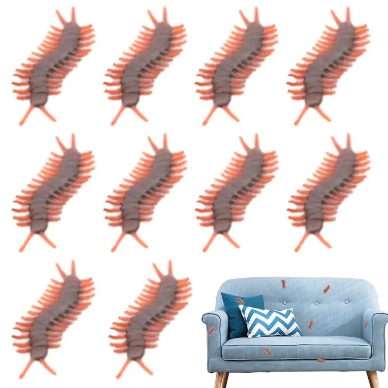 

Prank Cockroaches Fake Roaches Toys Set Of 10 Pcs Realistic Scorpion Prank Toys And Centipede Halloween Prank Toy For Fool's Day