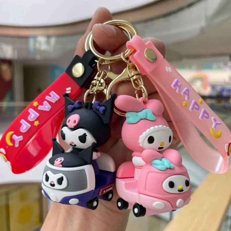 Kawaii Sanrio Anime Kuromi Cinnamoroll Cute Cartoon Car Model Keychain Silicone Backpack Pendant Decoration Gifts for Kids
Kawaii Sanrio Anime Kuromi Cinnamoroll Cute Cartoon Car Model Keychain Silicone Backpack Pendant Decoration Gifts for Kids