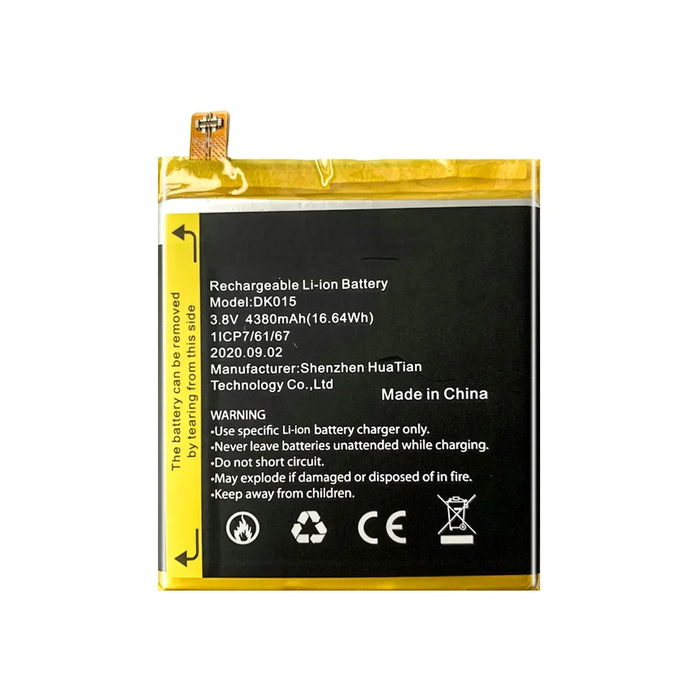 Replacement Mobile Phone Battery For Blackview BV9900 Pro 4380mAh Bateria 5.84" DK015 Li-ion Batteries For BV9900 BV9900Pro
Replacement Mobile Phone Battery For Blackview BV9900 Pro 4380mAh Bateria 5.84" DK015 Li-ion Batteries For BV9900 BV9900Pro