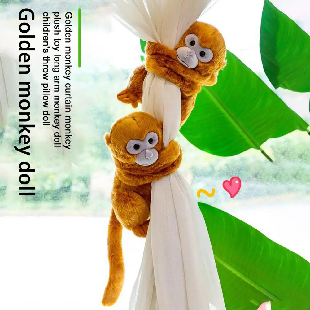 Long Arm Monkey Plush Golden Monkey Plush Toy Soft Stuffed Doll Long-armed Monkey Plushies Baby Sleeping Soothing for Boys
Long Arm Monkey Plush Golden Monkey Plush Toy Soft Stuffed Doll Long-armed Monkey Plushies Baby Sleeping Soothing for Boys
